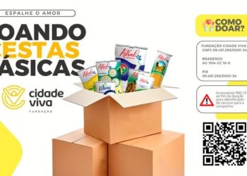 ESPALHE AMOR- Fundação Cidade Viva lança campanha de doação de cestas básicas na “Quaresma”