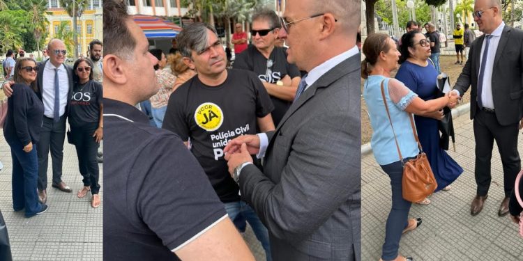 Deputado federal Cabo Gilberto vai à Praça João Pessoa prestar apoio ao ato público dos servidores