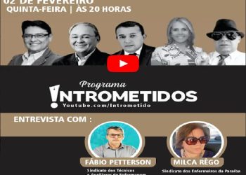 LINK AO VIVO- Piso da enfermagem, polêmica em show de paraibano, e política hoje no Intrometidos