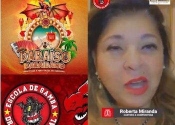 VÍDEO- Roberta Miranda parabeniza Dragões da Real por homenagem a João Pessoa no Carnaval de SP