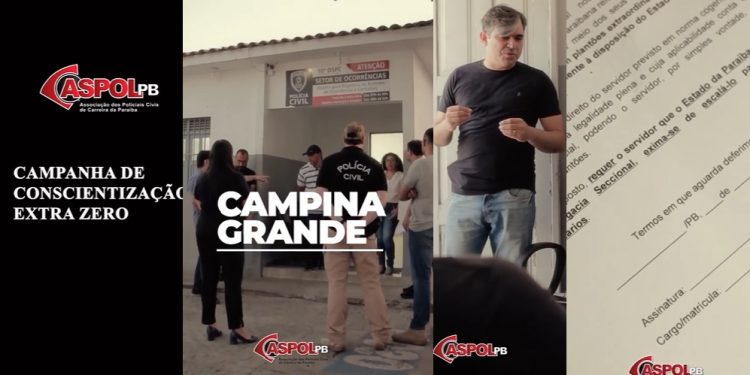 Governo ignora compromissos com a Polícia Civil e Aspol inicia “campanha extra zero” nas delegacias da PB