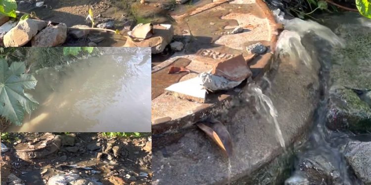 VÍDEOS – Flagrante de crime ambiental com esgoto jorrado em córrego no Jardim Cidade Universitária