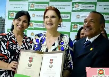 VÍDEO E FOTOS- Ministra do STM é homenageada no Dia da Mulher no Clube dos Oficiais em JP