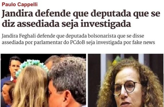 Do deputado Cabo Gilberto para Jandira Feghali: “Agora a assediada é quem tem que ser investigada ?”