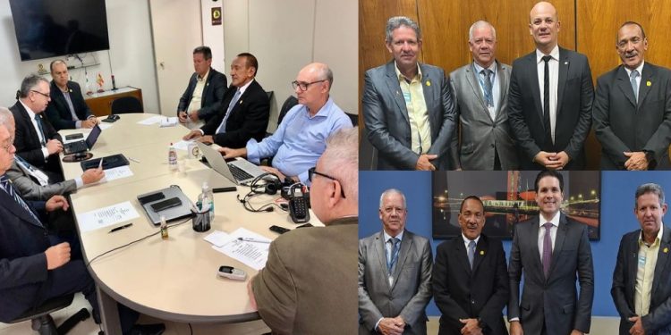 Cel Francisco debate pautas da categoria na Feneme e integra comitiva em visita a congressistas em Brasília