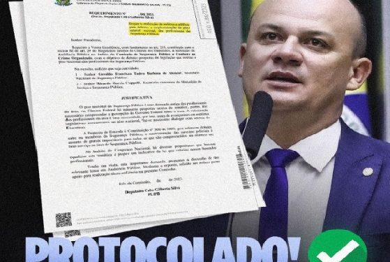 Deputado Cabo Gilberto propõe audiência pública sobre piso salarial para profissionais da segurança