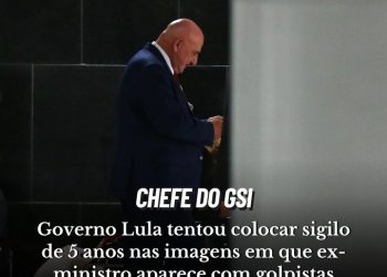 Senador Moro destaca relação entre a tentativa de Lula colocar sigilo nas imagens e o conteúdo delas