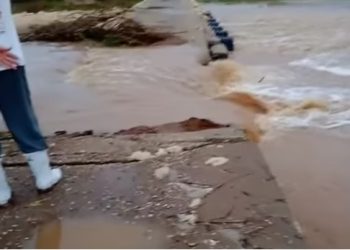 VÍDEO- Deputado Sargento Neto registra grande volume de água em trecho do Rio Paraíba, “Deus abrindo as comportas do céu”