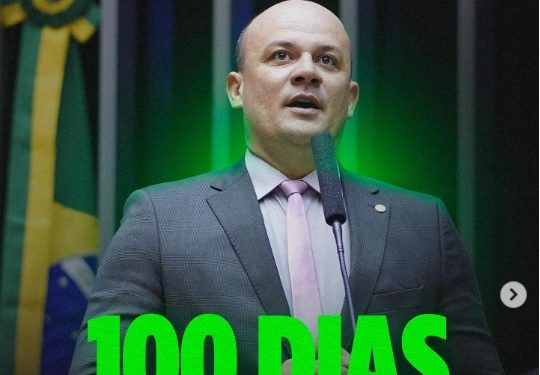 Deputado federal Cabo Gilberto presta contas do trabalho em 100 dias de mandato e agradece apoio da população