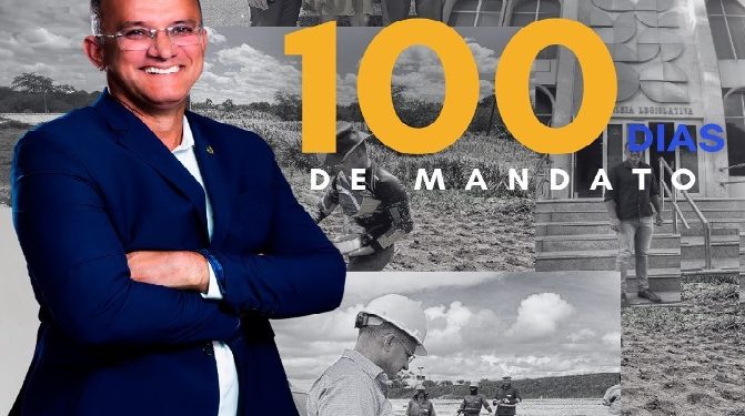 Deputado Sargento Neto lembra 100 dias de mandato, agradece apoio e renova compromissos com a Paraíba