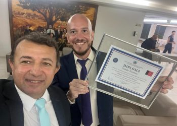 Uma selfie com o mais novo e prestigiado cidadão paraibano, o jornalista Thiago Moraes