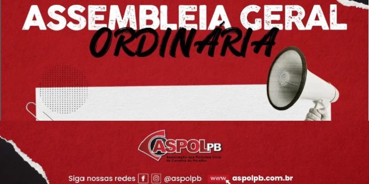 Aspol reúne policiais civis em Assembleia Geral nesta 4ª para tratar de pautas importantes da categoria
