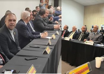 Encontro Nacional dos Oficiais debate com deputados federais em Brasília pautas da segurança pública