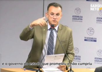 VÍDEO- Deputado Sgt Neto cobra “compromissos assumidos pelo Governo não cumpridos com a PM”