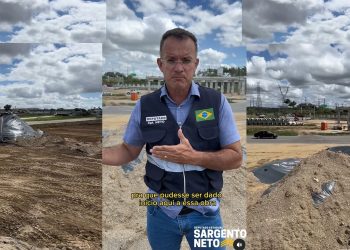 Deputado Sargento Neto visita obra de duplicação da BR 230 na Alça Sudoeste em Campina Grande