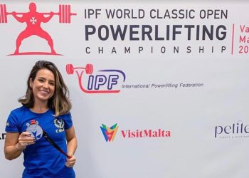 MUNDIAL DE POWERLIFTING – Paraibana compete na ilha de Malta e fica entre as melhores do mundo