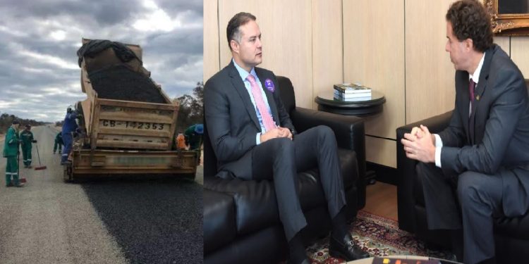 DNIT inicia obras solicitadas por Veneziano ao Ministério para recuperação da BR 412 no Cariri da PB