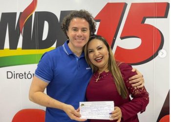 Prefeita de Riachão se filia ao MDB e senador Veneziano destaca fortalecimento do partido na Paraíba