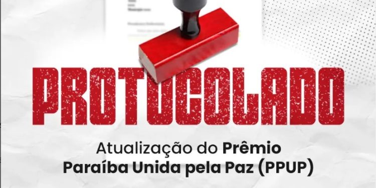 Aspol cobra atualização de valores e pagamento trimestral do Prêmio Paraíba Unida pela Paz (PPUP)