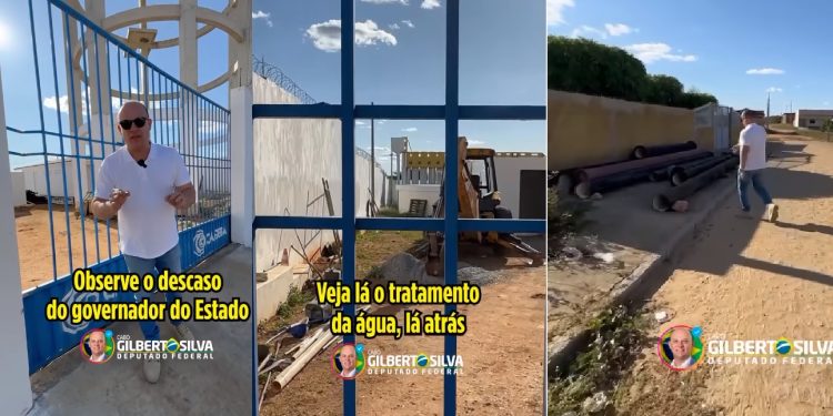 Deputado Cabo Gilberto mostra descaso do Governo e a falta de água à população de Riacho dos Cavalos