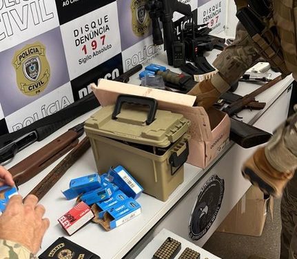 Operação da PF, PC, PM na Paraíba mira esquema de aquisição de armas para atividades criminosas