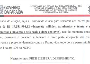 Construtora acionada na Justiça por obra imprestável ganha licitação de R$ 9,3 milhões em Santa Rita
