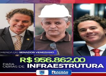 Prefeito de Riachão do Bacamarte destaca obras com emenda de R$ 956 mil do senador Veneziano
