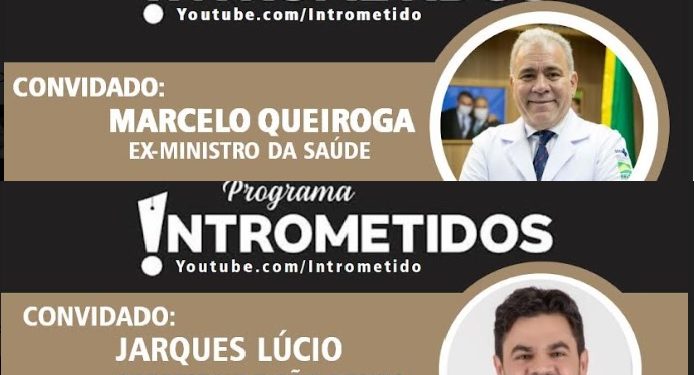 Ex-ministro da Saúde, Marcelo Queiroga, e prefeito de São Bento , Dr Jarques, hoje no Intrometidos