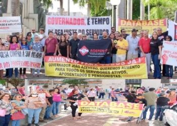 Servidores protestam e ocupam Centro Administrativo contra descaso do Governo com trabalhadores