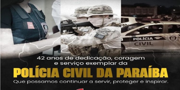 Aspol destaca 42 anos da Polícia Civil da Paraíba e cobra reconhecimento e valorização do policial