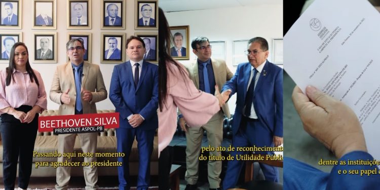 Beethoven destaca iniciativa do presidente da AL, Adriano Galdino, em título de utilidade pública à Aspol