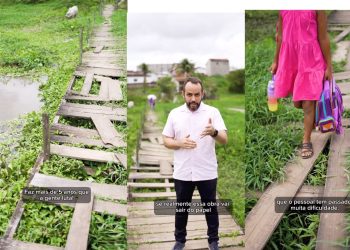 VÍDEO- Após Glicério Feitosa mostrar caos em ponte Governo fará obra entre Tambay e Alto Contorno