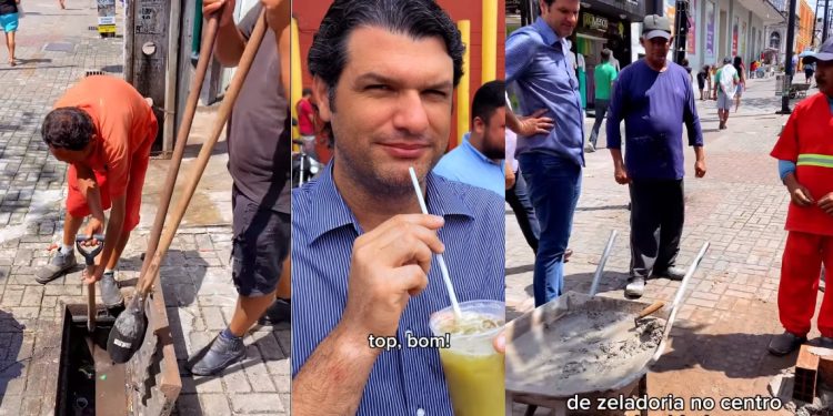 VEJA VÍDEO- Léo Bezerra acompanha zeladoria no Centro, bairros e parques na Capital em João Pessoa