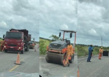 VÍDEO- Obras na rodovia PB 051 que liga Cajá, Caldas Brandão e Mari melhoram situação de tráfego