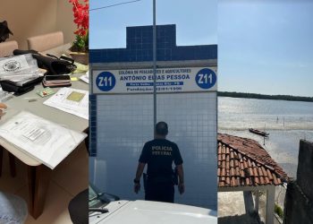 VÍDEO- Operação “Forte Velho”, da PF cumpre mandados em colônia de pescadores na cidade de Santa Rita