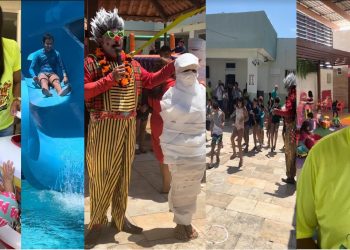 VÍDEOS E FOTOS- Brinquedos, brindes e muita diversão na festa das crianças do Clube dos Oficiais da PM