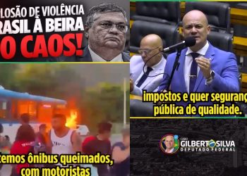 Deputado Cabo Gilberto responsabiliza Governo Lula pelo caos na segurança, “Brasil está abandonado”
