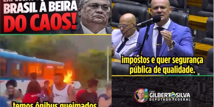 Deputado Cabo Gilberto responsabiliza Governo Lula pelo caos na segurança, “Brasil está abandonado”