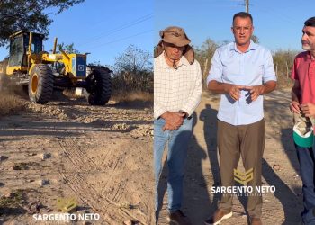 Deputado Sargento Neto acompanha serviços e agradece ao prefeito Bruno melhorias em estradas rurais