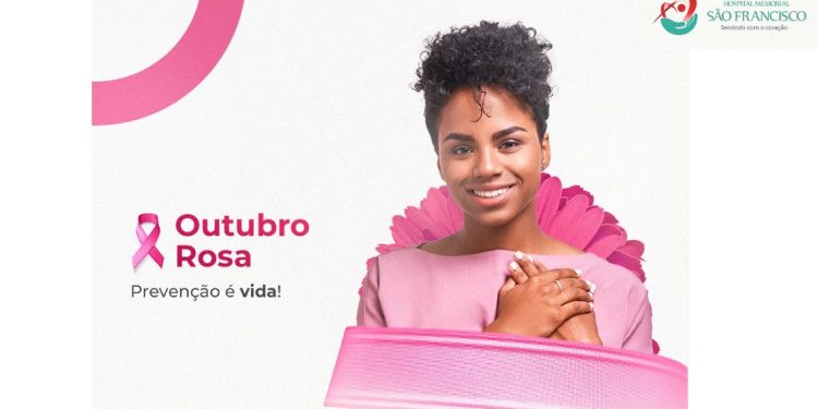 OUTUBRO ROSA- Memorial São Francisco lembra e reforça cuidados e a prevenção ao câncer de mama