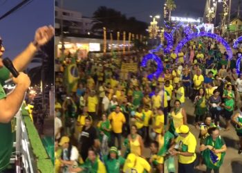 PL Nacional compartilha discurso do estudante Lucas Lima durante manifesto na orla em João Pessoa