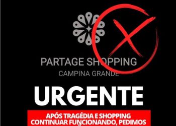 Após tragédia com morte de mulher, shopping continuou funcionando em CG e vereador pede interdição