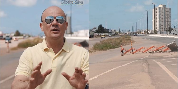 VÍDEO- Deputado Cabo Gilberto denuncia: “Obra da triplicação da BR 230 está parada há quase 1 ano”