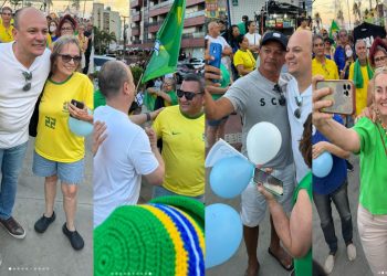 Deputado federal Cabo Gilberto participa de manifesto em João Pessoa, “O fora Lula está crescendo”