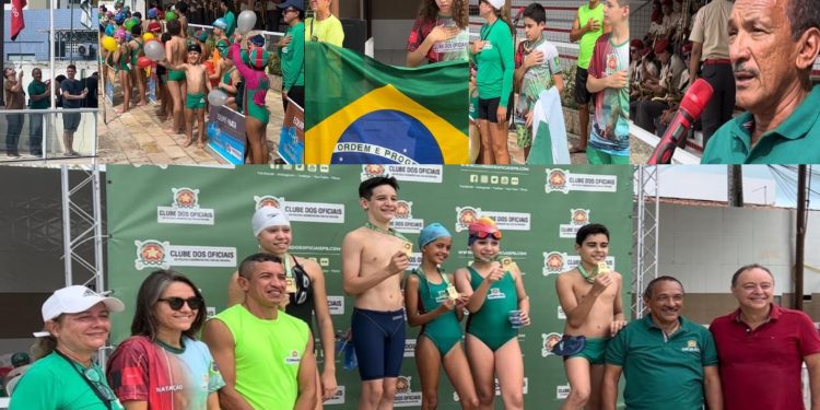 VÍDEOS E FOTOS- Clube dos Oficiais realiza apresentação e avaliação dos atletas das escolinhas de natação