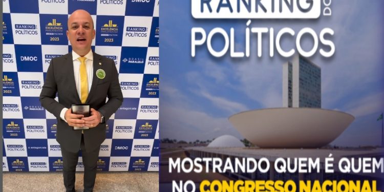 Deputado paraibano Cabo Gilberto recebe mais um prêmio entre melhores parlamentares do Brasil