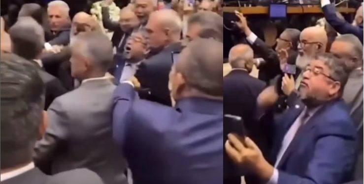 Deputado Cabo Gilberto lamenta agressão física do vice-presidente do PT no plenário do Congresso