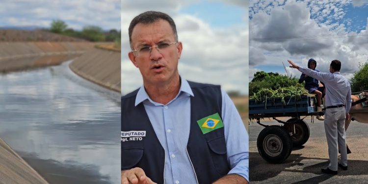 Deputado Sgt Neto visita Transposição e cobra melhor uso das águas para desenvolvimento sustentável
