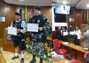 PMs com atuação destacada no caso do golpe no ramo imobiliário na Capital são homenageados na CMJP