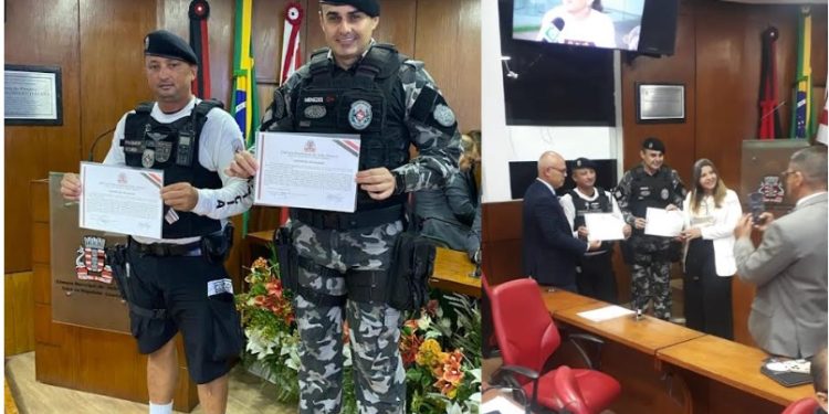 PMs com atuação destacada no caso do golpe no ramo imobiliário na Capital são homenageados na CMJP